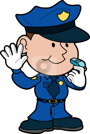 To use this stock image in your creative project, please select the size you need over to the right and click the "Add to Cart" button.
Your downloaded image will come with the Cutcaster watermark removed so don’t worry about the watermark you see on this page. Illustration of policeman stock vector clipart, Illustration of policeman with hand up and whistle by Christos Georghiou