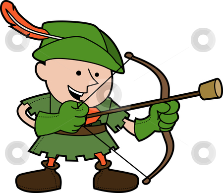 To use this stock image in your creative project, please select the size you need over to the right and click the "Add to Cart" button.
Your downloaded image will come with the Cutcaster watermark removed so don’t worry about the watermark you see on this page. Illustration of robinhood stock vector clipart, Illustration of young man in robinhood costume with bow and arrow by Christos Georghiou
