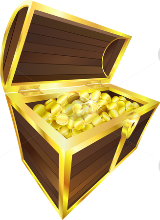 To use this stock image in your creative project, please select the size you need over to the right and click the "Add to Cart" button.
Your downloaded image will come with the Cutcaster watermark removed so don’t worry about the watermark you see on this page. Illustration of treasure chest containing gold coins stock vector clipart, Illustration of treasure chest containing gold coins by Christos Georghiou