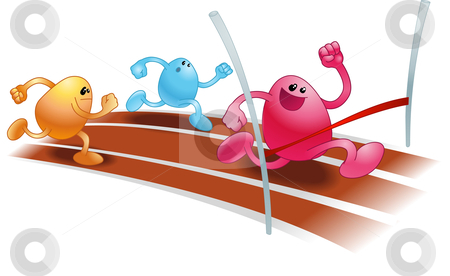 To use this stock image in your creative project, please select the size you need over to the right and click the "Add to Cart" button.
Your downloaded image will come with the Cutcaster watermark removed so don’t worry about the watermark you see on this page. Racing beanies stock vector clipart, Some beanies having a foot race! Red by Christos Georghiou