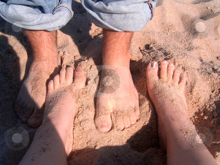 To use this stock image in your creative project, please select the size you need over to the right and click the "Add to Cart" button.
Your downloaded image will come with the Cutcaster watermark removed so don’t worry about the watermark you see on this page. Sandy Feet at the Beach stock photo, Some sandy feet alternated. by Todd Arena