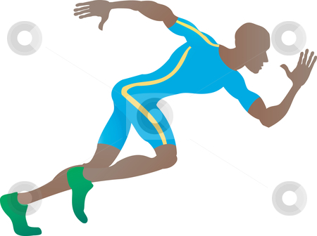 To use this stock image in your creative project, please select the size you need over to the right and click the "Add to Cart" button.
Your downloaded image will come with the Cutcaster watermark removed so don’t worry about the watermark you see on this page. Sprinter stock vector clipart, An illustration of a stylised sprinter running in profile by Christos Georghiou