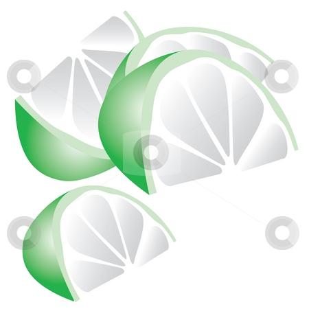 To use this stock image in your creative project, please select the size you need over to the right and click the "Add to Cart" button.
Your downloaded image will come with the Cutcaster watermark removed so don’t worry about the watermark you see on this page. Green lime wedges stock photo, A drawing of some limes isolated over white. Place them any way you would like in your designs. by Todd Arena