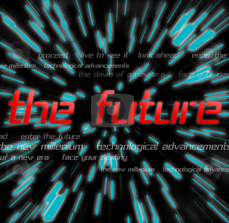 To use this stock image in your creative project, please select the size you need over to the right and click the "Add to Cart" button.
Your downloaded image will come with the Cutcaster watermark removed so don’t worry about the watermark you see on this page. The Future stock photo, A future themed montage with typography over a space background. by Todd Arena