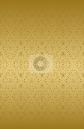 To use this stock image in your creative project, please select the size you need over to the right and click the "Add to Cart" button.
Your downloaded image will come with the Cutcaster watermark removed so don’t worry about the watermark you see on this page. Golden ornate pattern stock vector clipart, Ornamental wallpaper that will tile seamlessly. by Ina Wendrock