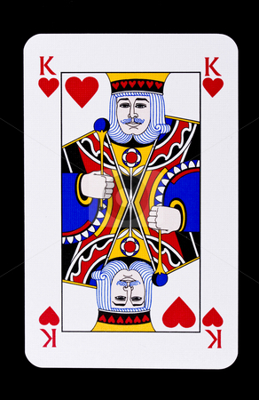 To use this stock image in your creative project, please select the size you need over to the right and click the "Add to Cart" button.
Your downloaded image will come with the Cutcaster watermark removed so don’t worry about the watermark you see on this page. King of Hearts stock photo, King of Hearts playing card by Ingvar Bjork