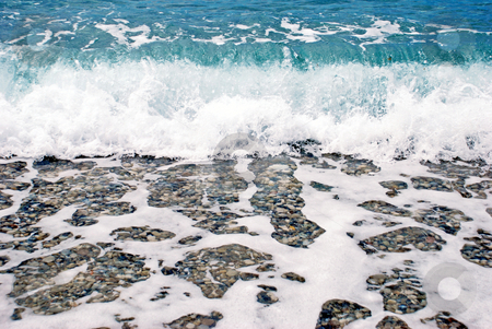 To use this stock image in your creative project, please select the size you need over to the right and click the "Add to Cart" button.
Your downloaded image will come with the Cutcaster watermark removed so don’t worry about the watermark you see on this page. Blue sea wave stock photo, Blue wave formation with foam in adriatic sea by Julija Sapic