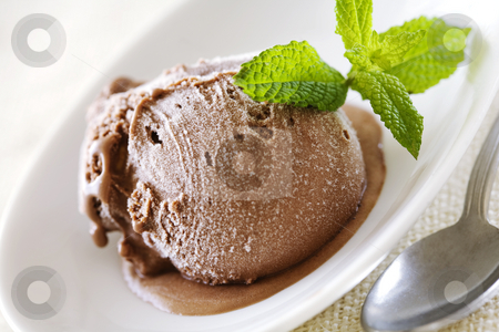To use this stock image in your creative project, please select the size you need over to the right and click the "Add to Cart" button.
Your downloaded image will come with the Cutcaster watermark removed so don’t worry about the watermark you see on this page. Italian chocolate ice cream stock photo, Scoop of delicious italian fresh ice cream in a contemporary natural situation and lighting by Liv Friis-Larsen