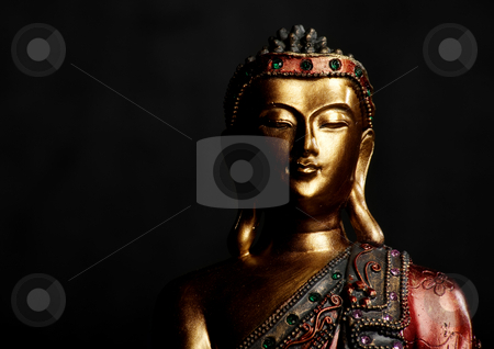 To use this stock image in your creative project, please select the size you need over to the right and click the "Add to Cart" button.
Your downloaded image will come with the Cutcaster watermark removed so don’t worry about the watermark you see on this page. Buddha Statue on Dark Background stock photo, Golden Buddha statue on a dark background by Scott Griessel