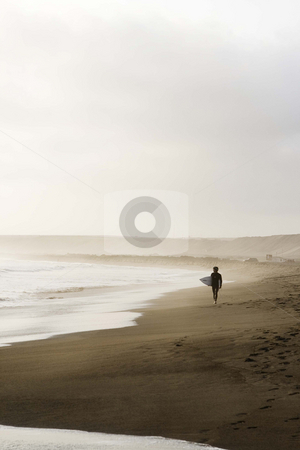 To use this stock image in your creative project, please select the size you need over to the right and click the "Add to Cart" button.
Your downloaded image will come with the Cutcaster watermark removed so don’t worry about the watermark you see on this page. Peruvian Surfer stock photo, Beach landscape with surfer early morning by Audrey Amelie Rudolf