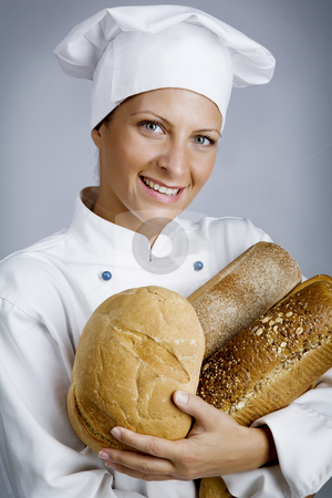 To use this stock image in your creative project, please select the size you need over to the right and click the "Add to Cart" button.
Your downloaded image will come with the Cutcaster watermark removed so don’t worry about the watermark you see on this page. Happy baker stock photo, by Liv Friis-Larsen