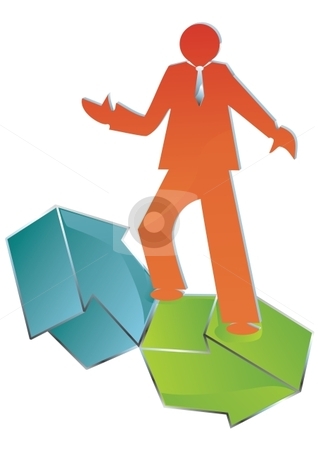 To use this stock image in your creative project, please select the size you need over to the right and click the "Add to Cart" button.
Your downloaded image will come with the Cutcaster watermark removed so don’t worry about the watermark you see on this page. Balancing directions stock vector clipart, Conceptual Business icon of man balancing directions, vector illustration by Milsi Art