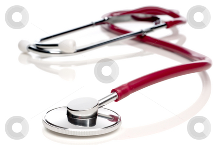 To use this stock image in your creative project, please select the size you need over to the right and click the "Add to Cart" button.
Your downloaded image will come with the Cutcaster watermark removed so don’t worry about the watermark you see on this page. A horizontal shallow focus closeup of a medical stethoscope on stock photo, A horizontal shallow focus closeup of a medical stethoscope on reflective white by Vince Clements