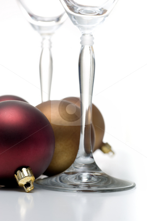 To use this stock image in your creative project, please select the size you need over to the right and click the "Add to Cart" button.
Your downloaded image will come with the Cutcaster watermark removed so don’t worry about the watermark you see on this page. Christmas ornament series stock photo, Champagne glasses surrounded by christmas ornaments, isolated on white. by Kevin Woodrow
