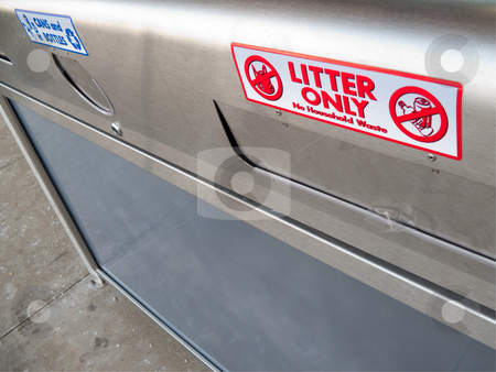To use this stock image in your creative project, please select the size you need over to the right and click the "Add to Cart" button.
Your downloaded image will come with the Cutcaster watermark removed so don’t worry about the watermark you see on this page. Brushed Aluminium Garbage Can stock photo, Angled view of a brushed aluminium garbage can, with separate compartments for various types of garbage. by Kevin Woodrow