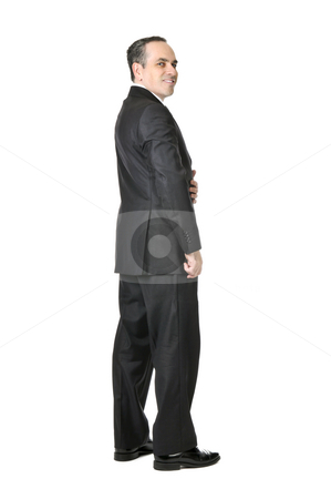 To use this stock image in your creative project, please select the size you need over to the right and click the "Add to Cart" button.
Your downloaded image will come with the Cutcaster watermark removed so don’t worry about the watermark you see on this page. Businessman on white background stock photo, Happy businessman in a suit isolated on white background by Elena Elisseeva