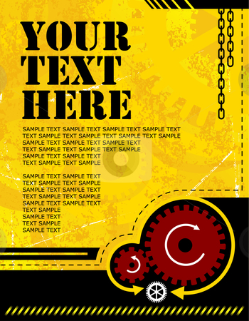 To use this stock image in your creative project, please select the size you need over to the right and click the "Add to Cart" button.
Your downloaded image will come with the Cutcaster watermark removed so don’t worry about the watermark you see on this page. Cogs stock vector clipart, Vector illustration - industrial background with plenty of copy space for your text by Paul Turner