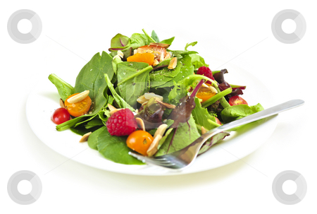 To use this stock image in your creative project, please select the size you need over to the right and click the "Add to Cart" button.
Your downloaded image will come with the Cutcaster watermark removed so don’t worry about the watermark you see on this page. Plate of green salad on white background stock photo, Plate of fresh green salad isolated on white background by Elena Elisseeva