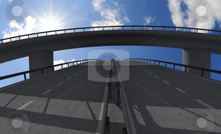 To use this stock image in your creative project, please select the size you need over to the right and click the "Add to Cart" button.
Your downloaded image will come with the Cutcaster watermark removed so don’t worry about the watermark you see on this page. Empty bridge stock photo, Empty bridge with sunny sky by Magnus Johansson