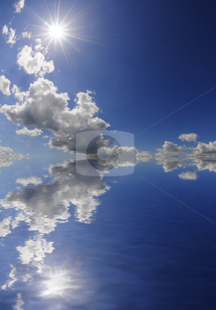 To use this stock image in your creative project, please select the size you need over to the right and click the "Add to Cart" button.
Your downloaded image will come with the Cutcaster watermark removed so don’t worry about the watermark you see on this page. Sun reflection stock photo, Beautiful reflection of the sky and sun in the ocean by Magnus Johansson