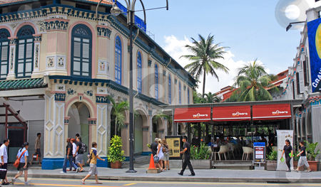 To use this stock image in your creative project, please select the size you need over to the right and click the "Add to Cart" button.
Your downloaded image will come with the Cutcaster watermark removed so don’t worry about the watermark you see on this page. Street szene in Singapore stock photo, Street szene in Singapore;
photographed in October 2008 by Manuela Schueler