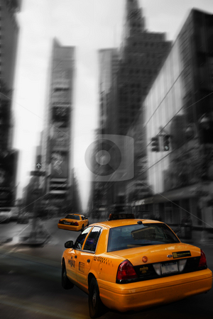 To use this stock image in your creative project, please select the size you need over to the right and click the "Add to Cart" button.
Your downloaded image will come with the Cutcaster watermark removed so don’t worry about the watermark you see on this page. Times Square stock photo, Conceptual view of taxi at Times Square by R Deron