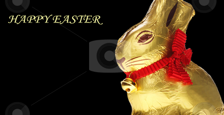 To use this stock image in your creative project, please select the size you need over to the right and click the "Add to Cart" button.
Your downloaded image will come with the Cutcaster watermark removed so don’t worry about the watermark you see on this page. Golden chocolate Easter bunny stock photo, A golden chocolate Easter bunny isolated with area for text by Christopher Meder
