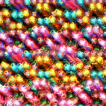 To use this stock image in your creative project, please select the size you need over to the right and click the "Add to Cart" button.
Your downloaded image will come with the Cutcaster watermark removed so don’t worry about the watermark you see on this page. Fire shapes pattern stock photo, Abstract texture of bright yellow, red and blue glowing shapes by Wino Evertz