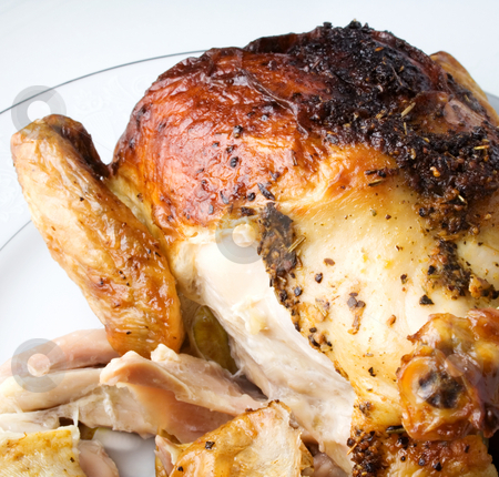 To use this stock image in your creative project, please select the size you need over to the right and click the "Add to Cart" button.
Your downloaded image will come with the Cutcaster watermark removed so don’t worry about the watermark you see on this page. Roasted Chicken stock photo, Roasted chicken with white meat ready to serve or eat by Ira J Lyles Jr