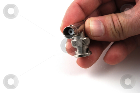 To use this stock image in your creative project, please select the size you need over to the right and click the "Add to Cart" button.
Your downloaded image will come with the Cutcaster watermark removed so don’t worry about the watermark you see on this page. Coaxial connectors stock photo, Pictures of connectors and clips used for electronic research and development by Albert Lozano