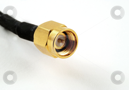 To use this stock image in your creative project, please select the size you need over to the right and click the "Add to Cart" button.
Your downloaded image will come with the Cutcaster watermark removed so don’t worry about the watermark you see on this page. Miniature connector stock photo, Stock picture of a miniature coaxial cable connector by Albert Lozano