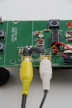 To use this stock image in your creative project, please select the size you need over to the right and click the "Add to Cart" button.
Your downloaded image will come with the Cutcaster watermark removed so don’t worry about the watermark you see on this page. Electronics boards stock photo, Stock pictures of boards and equipment using electronic components and connectors by Albert Lozano