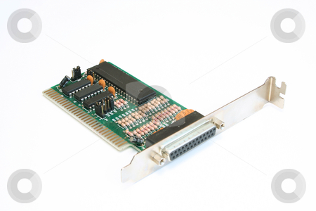 To use this stock image in your creative project, please select the size you need over to the right and click the "Add to Cart" button.
Your downloaded image will come with the Cutcaster watermark removed so don’t worry about the watermark you see on this page. LPT2 Printer Port PCB stock photo, Optional printer port card to give additional printer socket by Helen Shorey