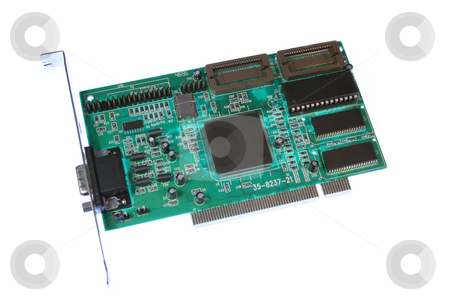 To use this stock image in your creative project, please select the size you need over to the right and click the "Add to Cart" button.
Your downloaded image will come with the Cutcaster watermark removed so don’t worry about the watermark you see on this page. PCI Graphics Card stock photo, by Helen Shorey