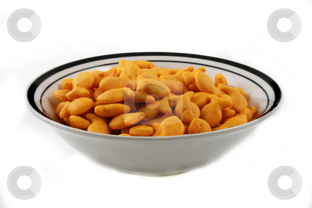 To use this stock image in your creative project, please select the size you need over to the right and click the "Add to Cart" button.
Your downloaded image will come with the Cutcaster watermark removed so don’t worry about the watermark you see on this page. Snacky foods stock photo, Stock pictures of crackers shaped like little fishies for snacks by Albert Lozano