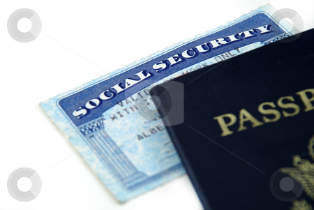To use this stock image in your creative project, please select the size you need over to the right and click the "Add to Cart" button.
Your downloaded image will come with the Cutcaster watermark removed so don’t worry about the watermark you see on this page. Social security card stock photo, Stock pictures of a social security card and a passport by Albert Lozano