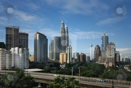 To use this stock image in your creative project, please select the size you need over to the right and click the "Add to Cart" button.
Your downloaded image will come with the Cutcaster watermark removed so don’t worry about the watermark you see on this page. Kuala Lumpur Cityscape stock photo, Kuala Lumpur Cityscape with twin tower by Jaggat Images