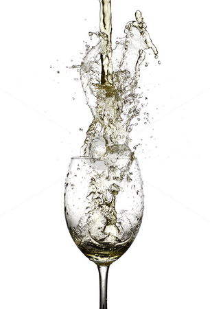 To use this stock image in your creative project, please select the size you need over to the right and click the "Add to Cart" button.
Your downloaded image will come with the Cutcaster watermark removed so don’t worry about the watermark you see on this page. White wine splash stock photo, White wine being poured in to a wine glass from a height by Paul Turner