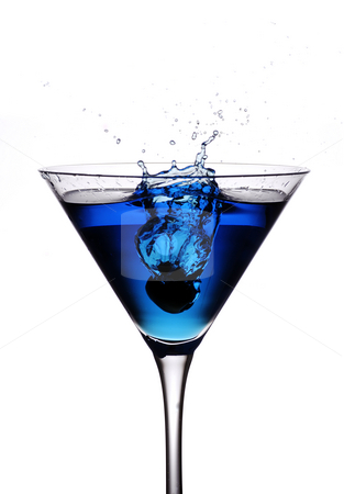 To use this stock image in your creative project, please select the size you need over to the right and click the "Add to Cart" button.
Your downloaded image will come with the Cutcaster watermark removed so don’t worry about the watermark you see on this page. Cocktail olive splash stock photo, An olive being droped from height into a blue cocktail by Paul Turner