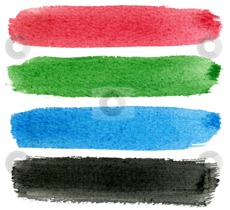 To use this stock image in your creative project, please select the size you need over to the right and click the "Add to Cart" button.
Your downloaded image will come with the Cutcaster watermark removed so don’t worry about the watermark you see on this page. Red, green, blue and black watercolor paint. stock photo, Red, green, blue and black watercolor paint. by Stephen Rees