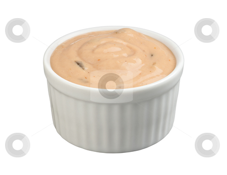 To use this stock image in your creative project, please select the size you need over to the right and click the "Add to Cart" button.
Your downloaded image will come with the Cutcaster watermark removed so don’t worry about the watermark you see on this page. Thousand Island Salad Dressing stock photo, Thousand Island in a ramekin isolated with a clipping path by Danny Smythe