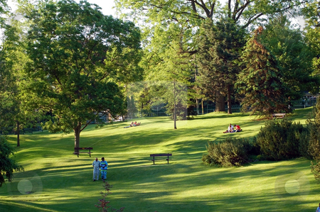 To use this stock image in your creative project, please select the size you need over to the right and click the "Add to Cart" button.
Your downloaded image will come with the Cutcaster watermark removed so don’t worry about the watermark you see on this page. Park stock photo, Landscape - People on green grass lawn in park by Pavel Cheiko