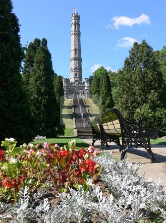 To use this stock image in your creative project, please select the size you need over to the right and click the "Add to Cart" button.
Your downloaded image will come with the Cutcaster watermark removed so don’t worry about the watermark you see on this page. An old monument stock photo, An castle like monument in Stoner Creek from the war in 1813, the
American against the British. by Horst Petzold