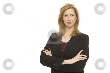 To use this stock image in your creative project, please select the size you need over to the right and click the "Add to Cart" button.
Your downloaded image will come with the Cutcaster watermark removed so don’t worry about the watermark you see on this page. Businesswoman with confidence stock photo, A businesswoman in a suit stands confidently by Rick Becker-Leckrone