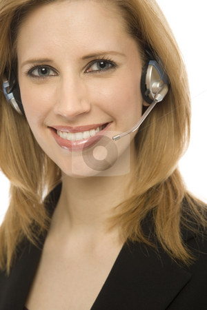 To use this stock image in your creative project, please select the size you need over to the right and click the "Add to Cart" button.
Your downloaded image will come with the Cutcaster watermark removed so don’t worry about the watermark you see on this page. Businesswoman with headset stock photo, Businesswoman in suit happily uses a headset by Rick Becker-Leckrone