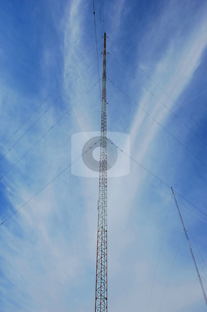 To use this stock image in your creative project, please select the size you need over to the right and click the "Add to Cart" button.
Your downloaded image will come with the Cutcaster watermark removed so don’t worry about the watermark you see on this page. Radio tower. stock photo, Wide angel shot of a radio tower from below in the blue sky. by Horst Petzold