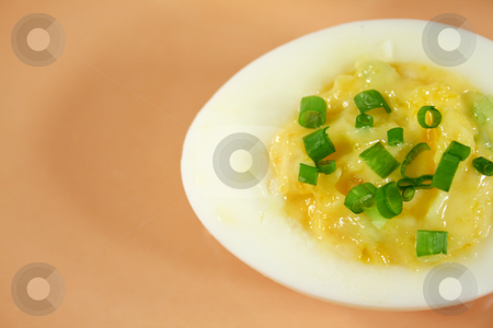 To use this stock image in your creative project, please select the size you need over to the right and click the "Add to Cart" button.
Your downloaded image will come with the Cutcaster watermark removed so don’t worry about the watermark you see on this page. Stuffed Egg With Copy Space stock photo, Delicious stuffed egg with diced chives with copy space.. by Brett Mulcahy
