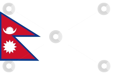 To use this stock image in your creative project, please select the size you need over to the right and click the "Add to Cart" button.
Your downloaded image will come with the Cutcaster watermark removed so don’t worry about the watermark you see on this page. Nepal Flag stock photo, 2D illustration of the flag of Nepal vector by Tudor Antonel adrian