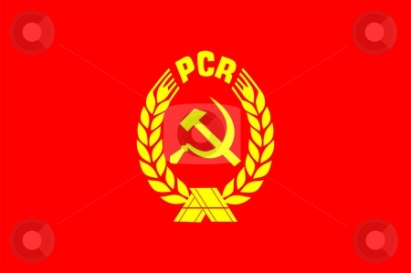 To use this stock image in your creative project, please select the size you need over to the right and click the "Add to Cart" button.
Your downloaded image will come with the Cutcaster watermark removed so don’t worry about the watermark you see on this page. Romanian Comunist Party Pcr stock photo, 2D illustration of the flag of Pcr Romanian communist party by Tudor Antonel adrian
