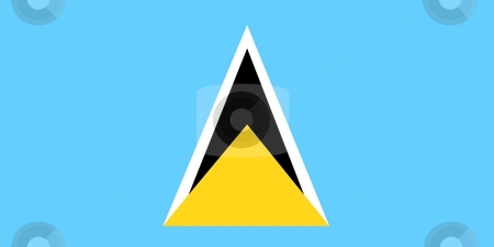 To use this stock image in your creative project, please select the size you need over to the right and click the "Add to Cart" button.
Your downloaded image will come with the Cutcaster watermark removed so don’t worry about the watermark you see on this page. Flag Of Saint Lucia stock photo, 2D illustration of the flag of Saint Lucia by Tudor Antonel adrian